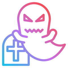 ghost gradient icon