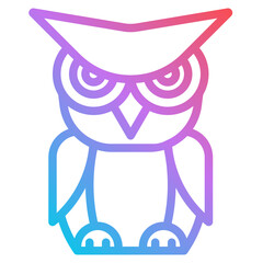 owl gradient icon