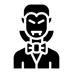 dracula glyph icon