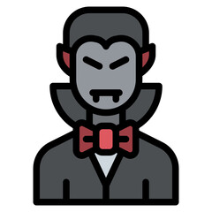 dracula line icon
