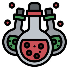 flask line icon