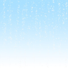 Beautiful snowfall Christmas background. Subtle fl