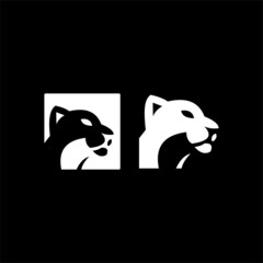 Tiger logo design vector illustration, abstract tiger logo design template vector image, tiger image logo