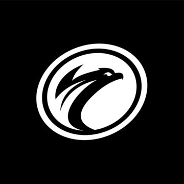 eagle circle logo designs  Vector Image