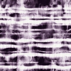 Seamless tie dye ink bleed surface pattern for print or fashion. High quality illustration. Creased and faded color dye on white woven linen textured fabric. Hippie artistic print for faux fashion.