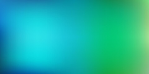 Light blue, green vector gradient blur pattern.