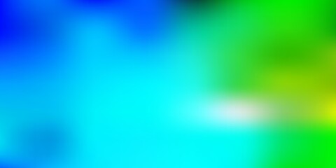 Light blue, green vector blur layout.