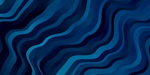 Light BLUE vector pattern with curves.