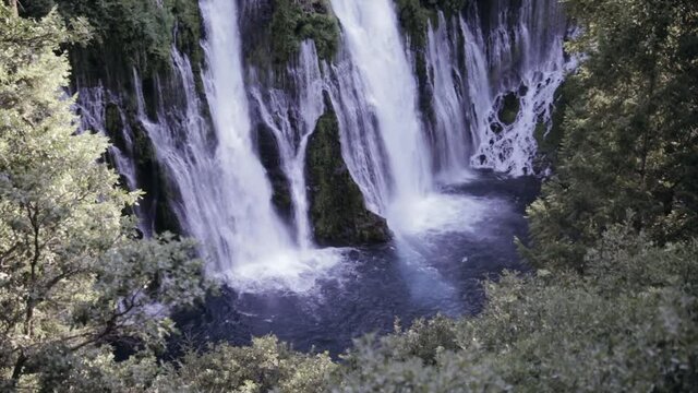 The waterfall of Burney Falls, California, USA