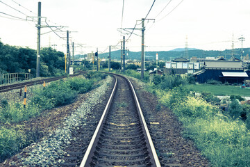 Fototapeta na wymiar とても美しい日本の鉄道