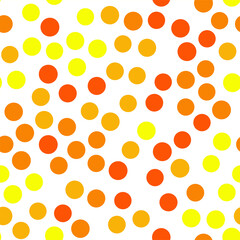 Seamless pattern with colorful dots. Vector illustration
