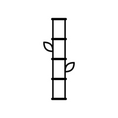 Bamboo vector icon