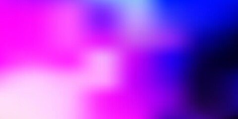 Light pink, blue vector abstract blur backdrop.