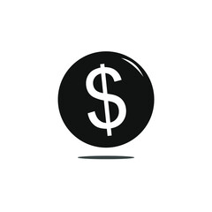 dollar icon vector image