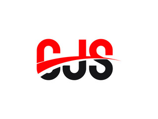 CJS Letter Initial Logo Design Vector Illustration
