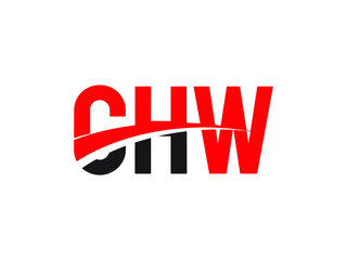 CHW Letter Initial Logo Design Vector Illustration