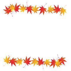 紅葉　イラスト　フレーム