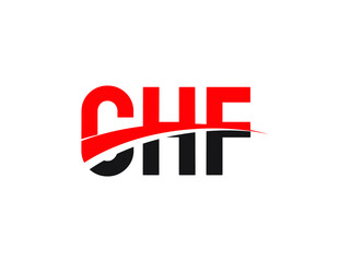 CHF Letter Initial Logo Design Vector Illustration