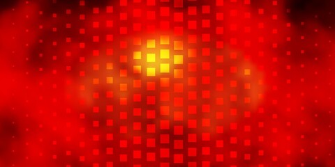 Dark Orange vector background in polygonal style.