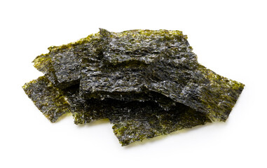 Korean seaweed on a white background. © m________k____