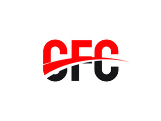 CFC Letter Initial Logo Design Vector Illustration