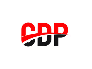 CDP Letter Initial Logo Design Vector Illustration