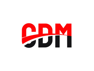 CDM Letter Initial Logo Design Vector Illustration