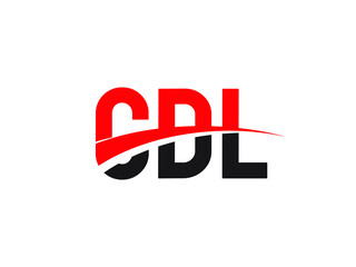 CDL Letter Initial Logo Design Vector Illustration