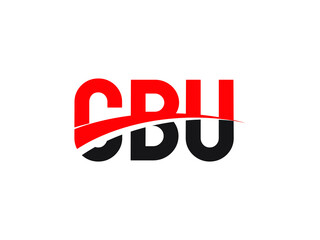 CBU Letter Initial Logo Design Vector Illustration