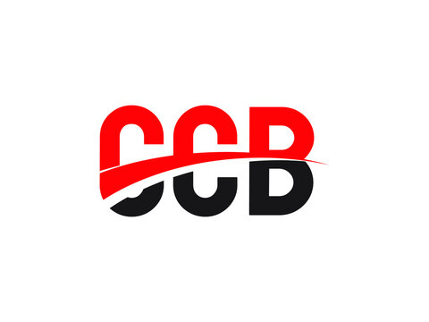 CCB Letter Initial Logo Design Vector Illustration