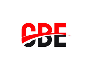 CBE Letter Initial Logo Design Vector Illustration