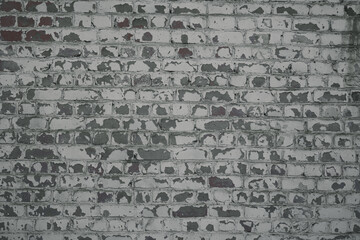 Grunge brick wall background. Background of old vintage brick wall.