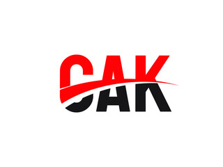 CAK Letter Initial Logo Design Vector Illustration