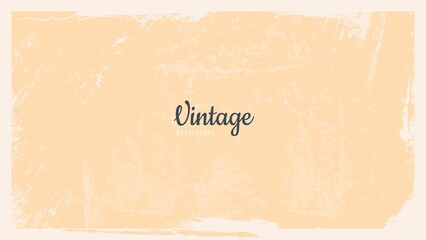 Abstract Soft Orange Grunge Vintage Background With Splash White Paint Design