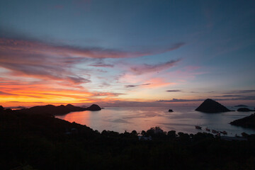 Sunset at Komodo National Park