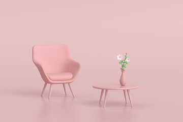 3d rendering interior room design