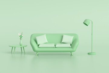 3d rendering interior room design