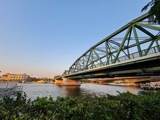 Naklejka premium bridge over the Choapraya River