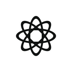 several intertwined ovals circular