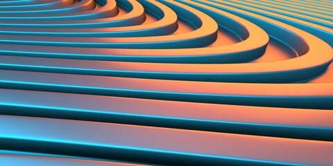 Colorful Liquid metallic wavy background