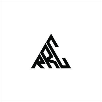 RRC letter logo creative design. RRC unique design
