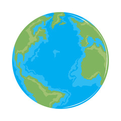 Fototapeta premium world globe map