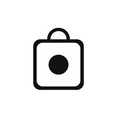 vector circle in the middle of a box