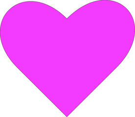 pink valentine heart