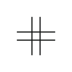 related lines form a plus sign