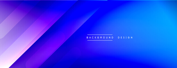 Fototapeta premium Dynamic lines abstract background. 3D shadow effects and fluid gradients. Modern overlapping forms