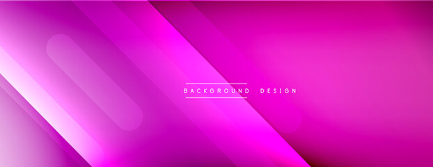 Dynamic lines abstract background. 3D shadow effects and fluid gradients. Modern overlapping forms