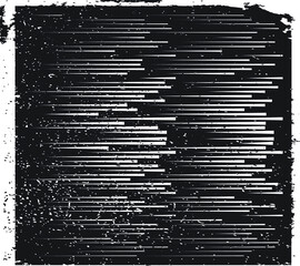 Grunge textured speed lines in arrow form . Vector Illustration .Technology  logo . Design element . Abstract geometric shape . 