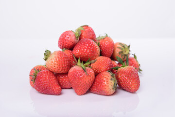 Red ripe strawberries