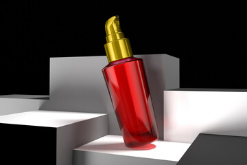 Pump Bottle On Levels